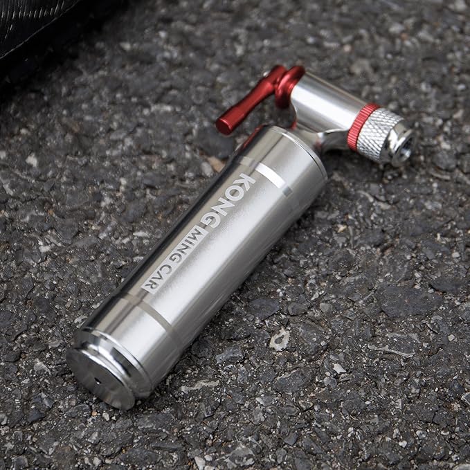 CO2 Inflator Kits, Presta and Schrader Valve Compatible, CO2 Bike Tire Pump for Mountain and Road Bicycles
