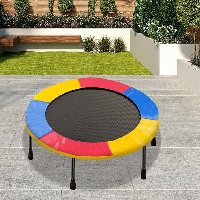 Eapmic Trampoline Pad Replacement, Trampoline Safety Pad, Spring Cover for 8ft 10ft 12ft 14ft 15ft 16ft Round Trampoline with Waterproof Foam Padding, Universal Trampoline Accessories