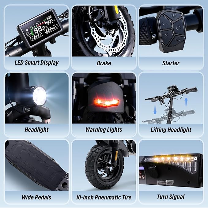 Electric Scooters - 500W/1000W/1500W Peak Motor Electric Scooter Adults, 18/28 Max MPH, 21/25/28 Miles Range, 8.5’’/9.3‘’/10‘’ Tire, Portable& Foldable Commuting E-Scooter