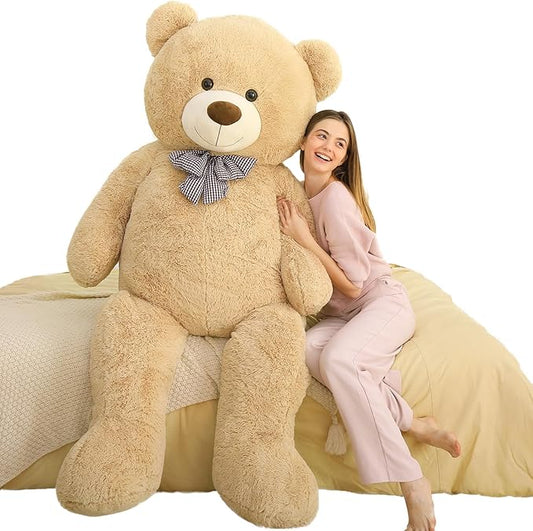 MaoGoLan Big Teddy Bear, 6 Feet Life Size Huge Plush Stuffed Animal, Adorable and Soft Teddy Bear Gift for Christmas, Valentine's, Birthday, or Long Distance