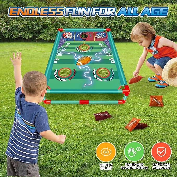 Bean Bag Toss Game for Kids,Outdoor Game for Kids,Family Party Game Birthday Christmas Outdoor Activities