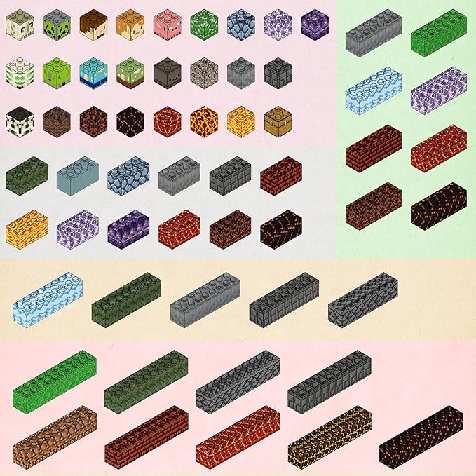 JIMI Building Blocks Set, Premium Interlocking Blocks with Characters & Vivid Scenes - Creative Construction Toy for Kids 6+ & Builders, STEM Learning Toy