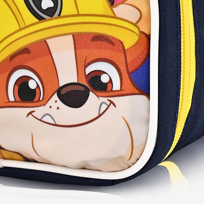 Fast Forward Paw Patrol Chase, Marshall, Rubble and Skye Lunch Box for Kids | Insulated Lunch Bag Lunch Box for Boys, Girls, Toddlers | Paw Patrol Blue Reusable Lunchbox