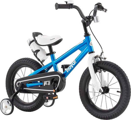 RoyalBaby Kids Bike EZ Freestyle Training Free Balance to Pedal Easy Learning Bicycle, 12-18 Inch for Toddlers to Big Kids
