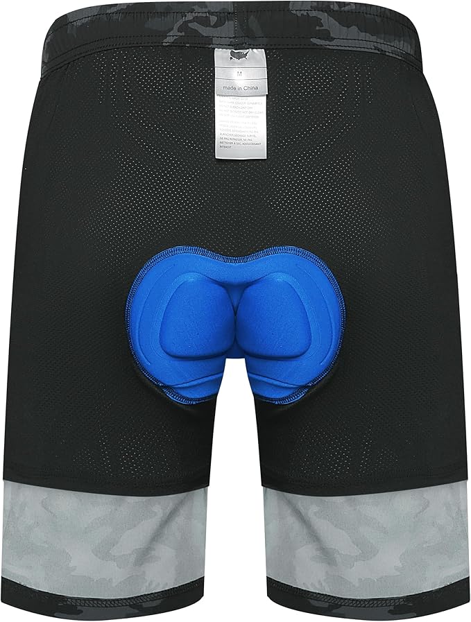 Men's Mountain Bike Shorts 3D Padded Bicycle Biking Shorts Quick Dry Lightweight MTB Cycling Shorts