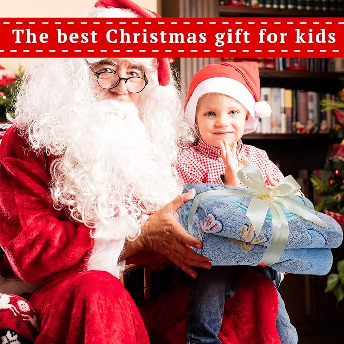 obinsm Glow in The Dark Blanket for Boys & Toddlers