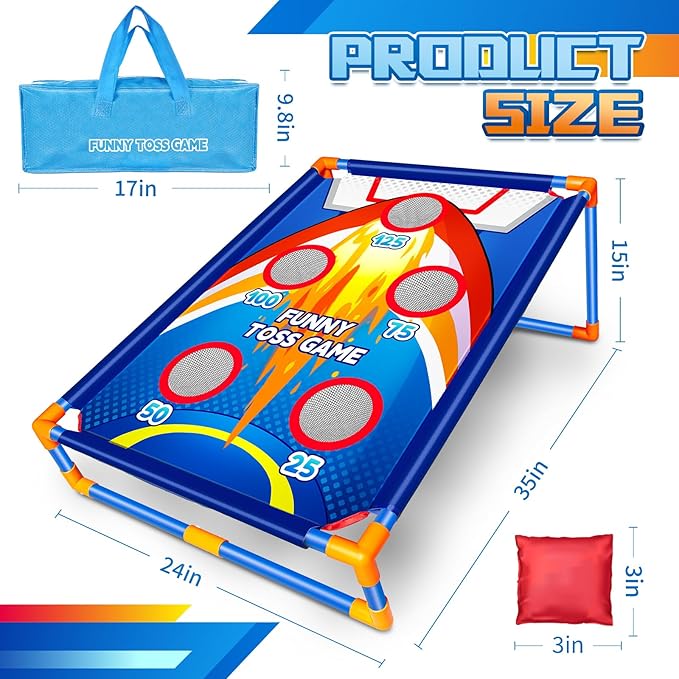 Bean Bag Toss Game for Kids,Outdoor Game for Kids,Family Party Game Birthday Christmas Outdoor Activities