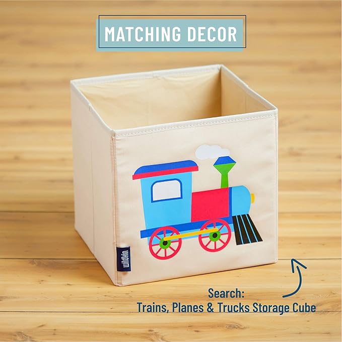 Wildkin Plush Baby Blanket – Soft & Cozy Comfort, Ideal for Toddlers, Travel & Daycare - Trains, Planes, and Trucks