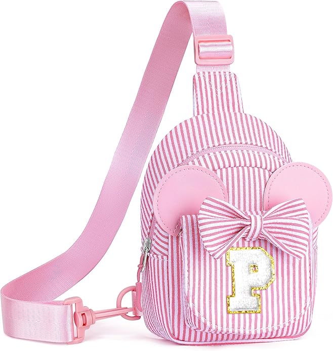 Christmas Gifts for Kids Girls - Sling Bags for Girls Kids | Initial Small Crossbody Bag Purses Girl Kid Gifts