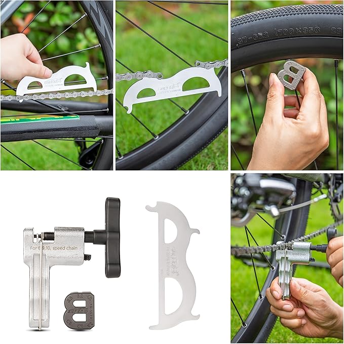 Bicycle Tool Set - Bike Repair Kit with Carry Case - Bike Maintenance Tools for Road Bikes and Mountain Bikes, Repairing Tyres, Brakes, Chains, Pedal, Crank Puller