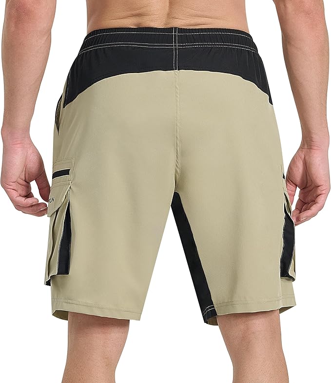 Men's Mountain Bike Shorts 3D Padded Bicycle Biking Shorts Quick Dry Lightweight MTB Cycling Shorts