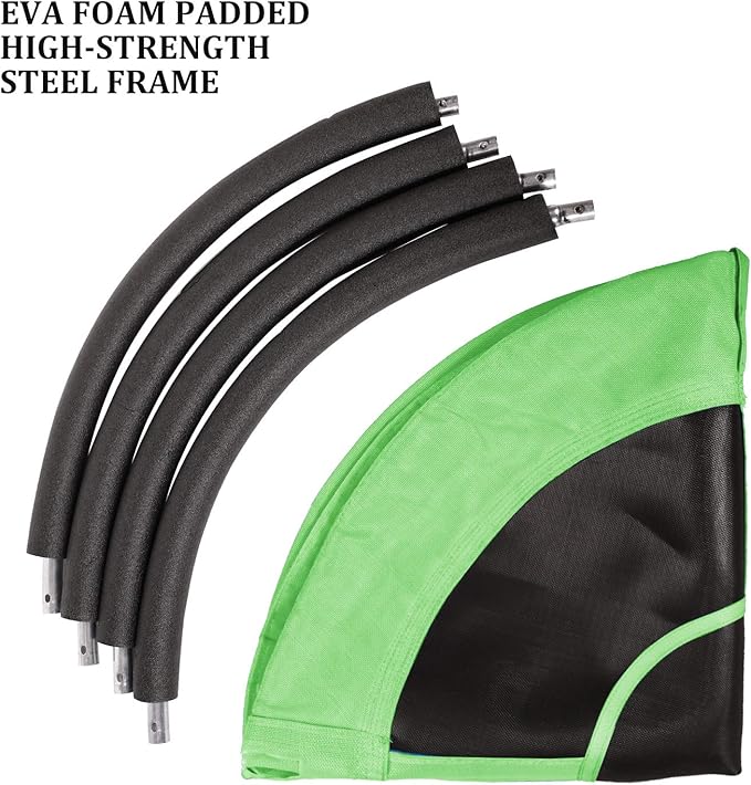 RedSwing 43" Flying Saucer Swing for Kids Outdoor, Large Round Tire Swings for Trees and Swingset, Strong Heavy Duty for Outside Playground, 500LBS Weight Capacity, Green