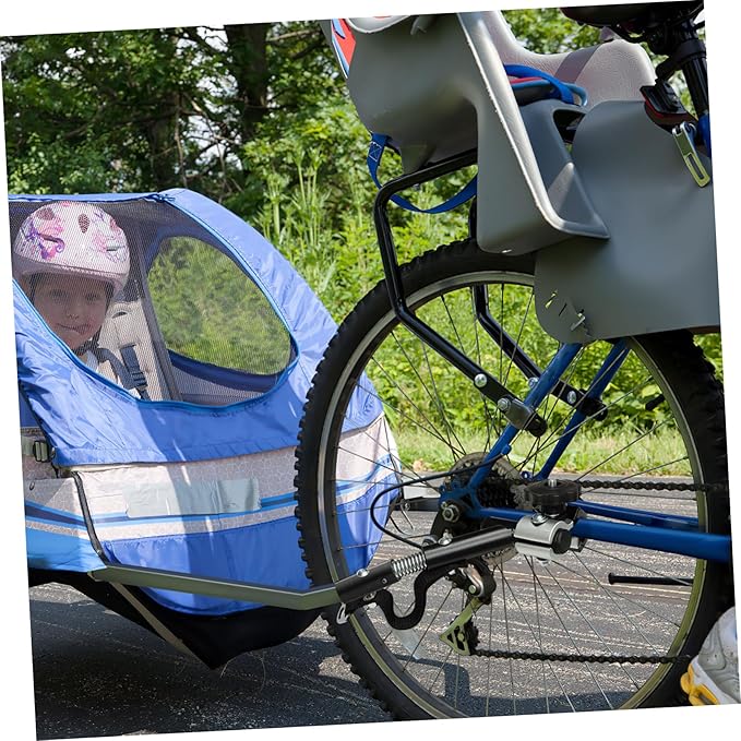 Bike Trailer Hitch Connector Universal Bike Bicycle Trailer Coupler Attachment Cycling Adapter Accessories