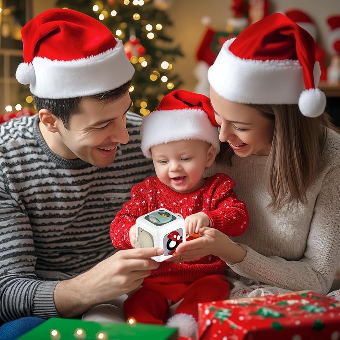 Baby Busy Board Cube, Toys for Boy Girl, Montessori Travel Toys for Toddlers, Learning Fine Motor Skills| Birthday Gifts for Infant Boys Girls