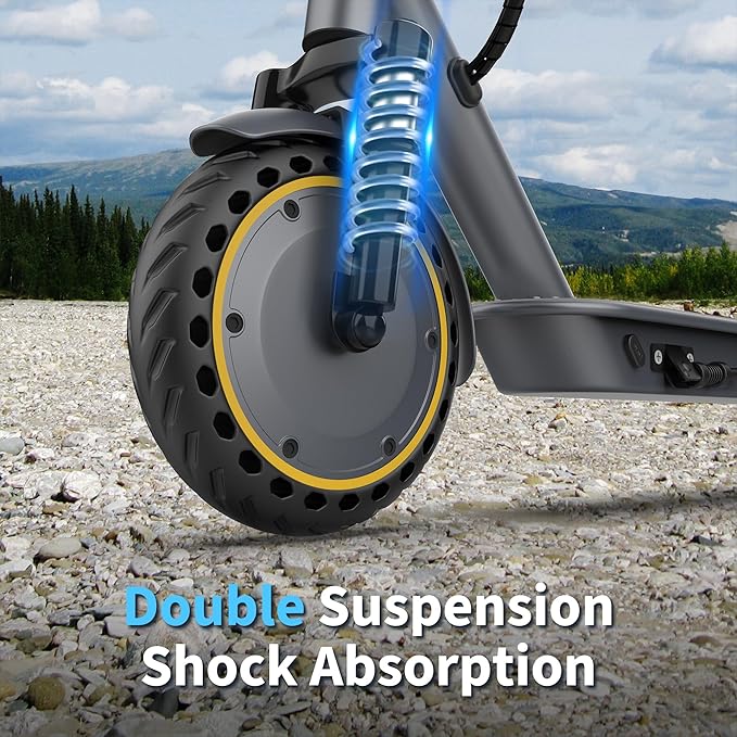 WERHY Electric Scooter, 350W/500W Motor, Top Speed 19/22 mph, Max 16/23/25/28Miles Ranges, Foldable E Scooter for Adults