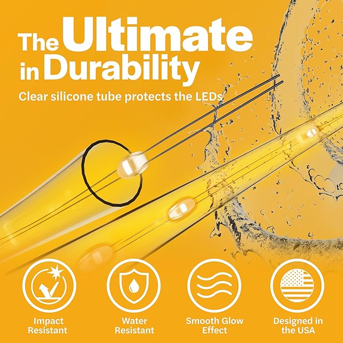 Brightz WheelBrightz LED Bike Wheel Lights - 2025 Edition with Superior Straps & LED-Weatherproof Shield! 14 Colors - Unmatched Durability, Visibility & 48+ Hours of Dazzling Illumination