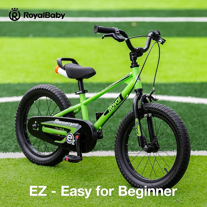 RoyalBaby Kids Bike EZ Balance to Pedal Dual Handbrake Toddlers Boys Girls Bicycle 12-20 Inch for Age 3-10 Years