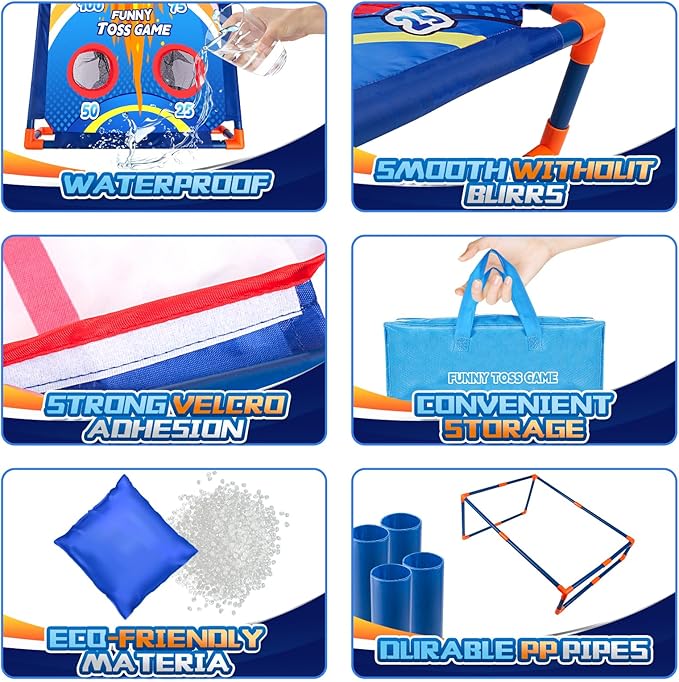 Bean Bag Toss Game for Kids,Outdoor Game for Kids,Family Party Game Birthday Christmas Outdoor Activities