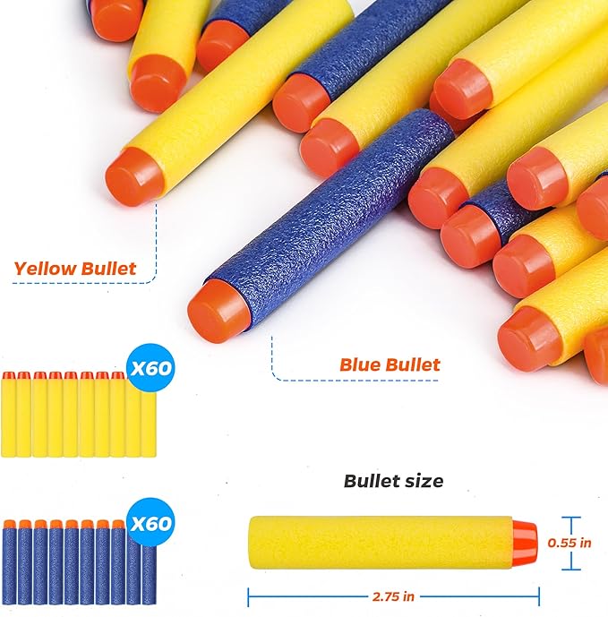 Kids Tactical Vest Kit for Nerf Guns Series with Refill Darts,Dart Pouch, Reload Clips, Tactical Mask, Wrist Band and Protective Glasses,Nerf Vest Toys for 4 5 6 7 8 9 10 11 12 Year Boys(2 Pack)