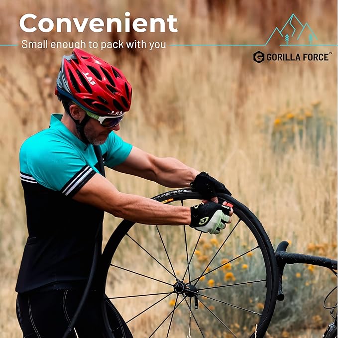 Gorilla Force Ultra Strong Bike Tire Levers | 2 Pack | Lava Red