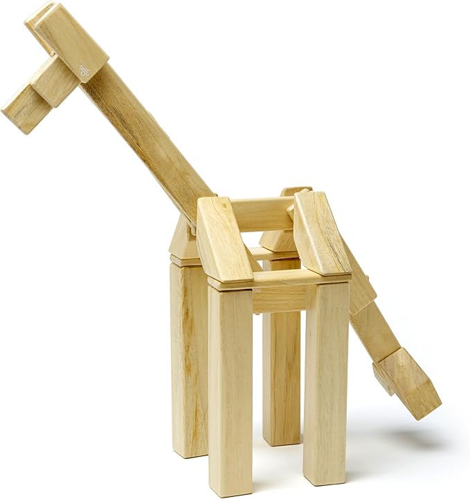 42 Piece Tegu Magnetic Wooden Block Set, Natural, 1-99 years old