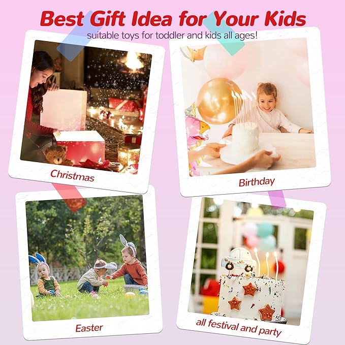 7 Piece Plush Stuffed Animals Playset Toys with Rabbit, Chick, Lamb, Carrot, Egg, Flower, Furry Bag, Soft Basket Set Toys for Girls Kids Ages 3+, Birthday Christmas Valentines Easter Party Favors