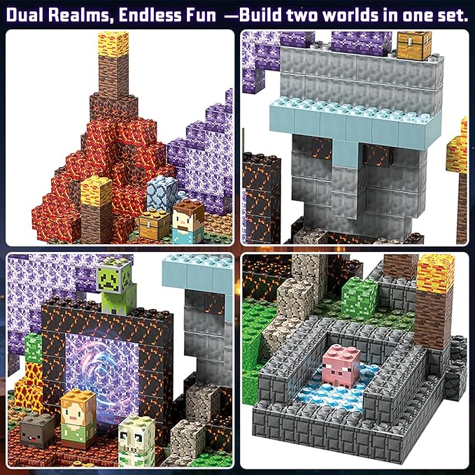 JIMI Building Blocks Set, Premium Interlocking Blocks with Characters & Vivid Scenes - Creative Construction Toy for Kids 6+ & Builders, STEM Learning Toy