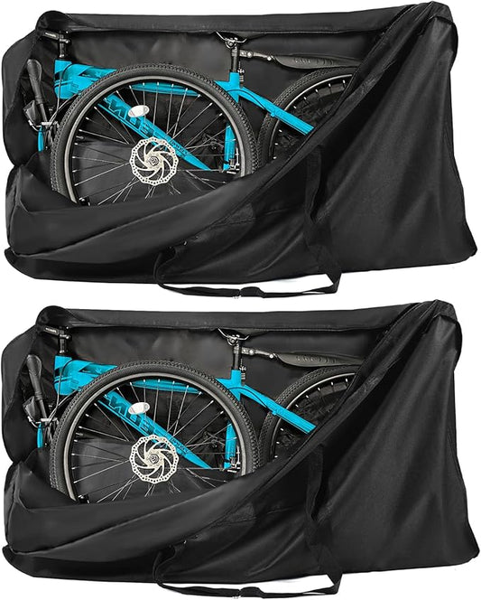 Bike Travel Bag,Heavy Duty 840D Transport Bicycle Storage Carry Bag with Strong Webbing,Portable Folding Cycling and Bicycle Bags Bike Suitcase Waterproof for Airplane Shipping
