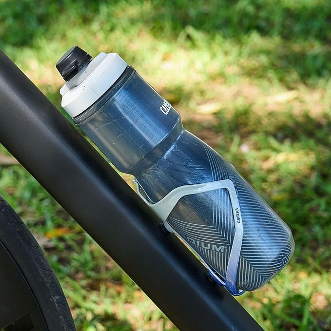 Bike Water Bottle Holder Bicycle Cage for Mountain Road MTB Gravel Adult Bikes Cycling Universal Carrier Rack 2 Pack Aluminum Alloy Ultralight Kettle Drink Accessories White Blue