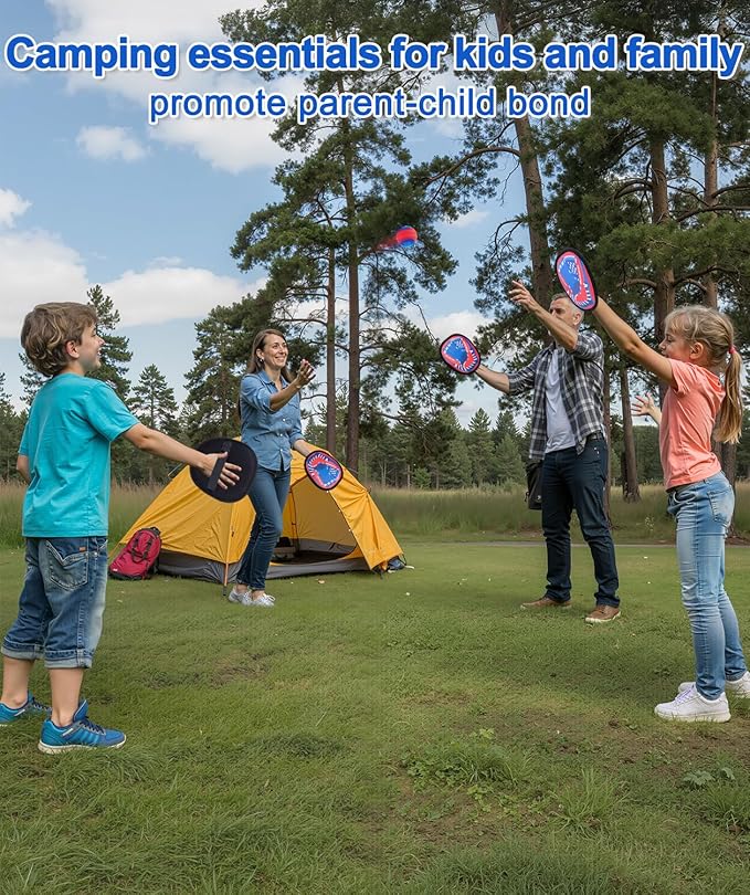 Toss and Catch Game Ball Set Toddler Toys for Ages 2-4 5-7 8-13 Boys Girls Birthday Gift, Yard Games Outside Beach Pool Outdoor Toys for 3 4 5 6 7 8 Year Old Gifts Kids Toddler Baseball Glove