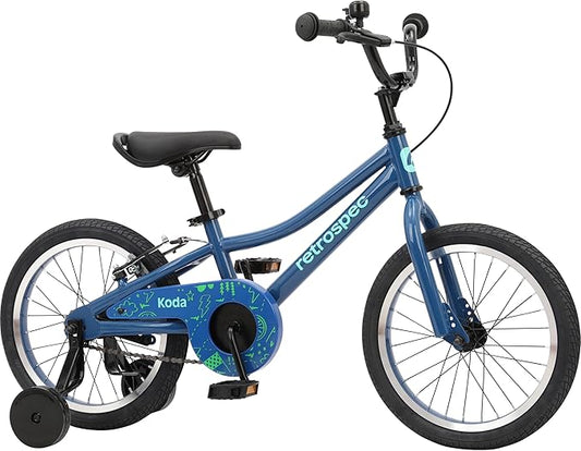 Retrospec Koda Plus Kids Bike for Boys & Girls Ages 4-6 Years - 16" Children's Bicycle, Adjustable Seat & Handlebars