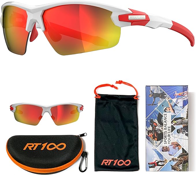 RIDE YOUR WAY Professional wrap around Frameless Cycling Sunglasses for Men and Women