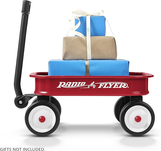 Radio Flyer 12.5 Inch Kids Wagon, Toy Wagon for Kids, Rolling Cart, Carts with Wheels, for Ages 1.5+ Years