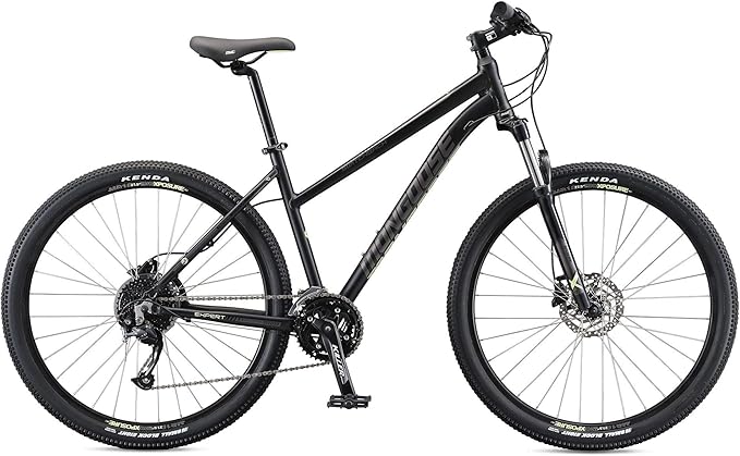 Mongoose Switchback Comp Expert Sport Trail Mountain Bike for Adult Men Women, 16/18/21-Speed Options, 27.5-Inch Wheels, Disc Brakes, Small Medium or Large Aluminum Frames, Hardtail Bicycles