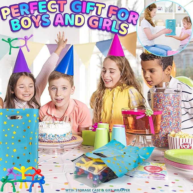 Magnetic Toddlers Sensory Toys, 10Pcs Road Trip Car Airplane Travel Activities Essentials Toy for Kids Ages 4-8, Fidget Toys for Adults Teens Boys girls Stress Relief, Strong Fridge Magnet Men People