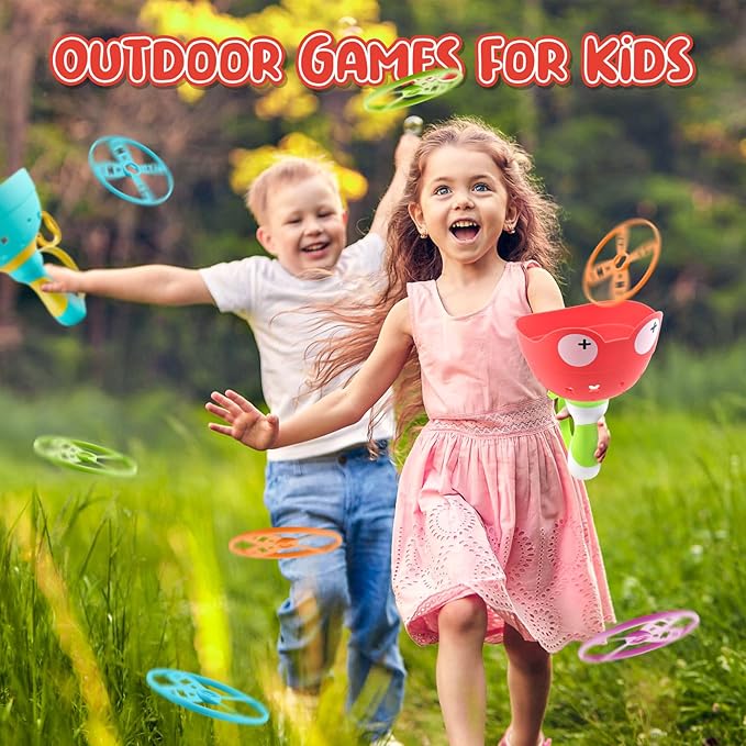 Outside Toys for Kids Ages 4-8 - Manual Capture Catching Game - Toddler Chasing Toy for Boys & Girls, Ages 3-7 - Outdoor Fun Family Games