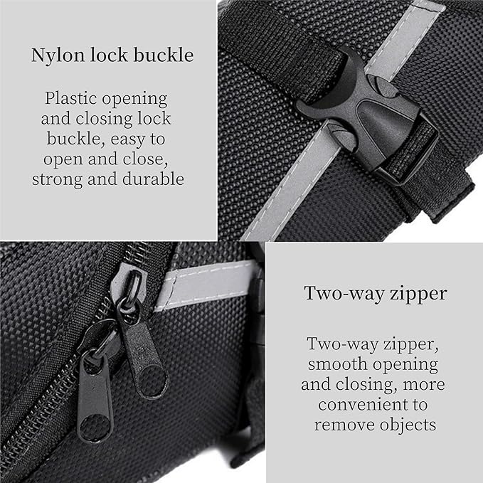 2 Pack Cycling Bag,Bicycle Saddle Bag,Mountain bike bag,Bike Seat Bag With reflective for a Safety ride Seat Bag, Bike Bag,bike bags for Mountain Road Bikes