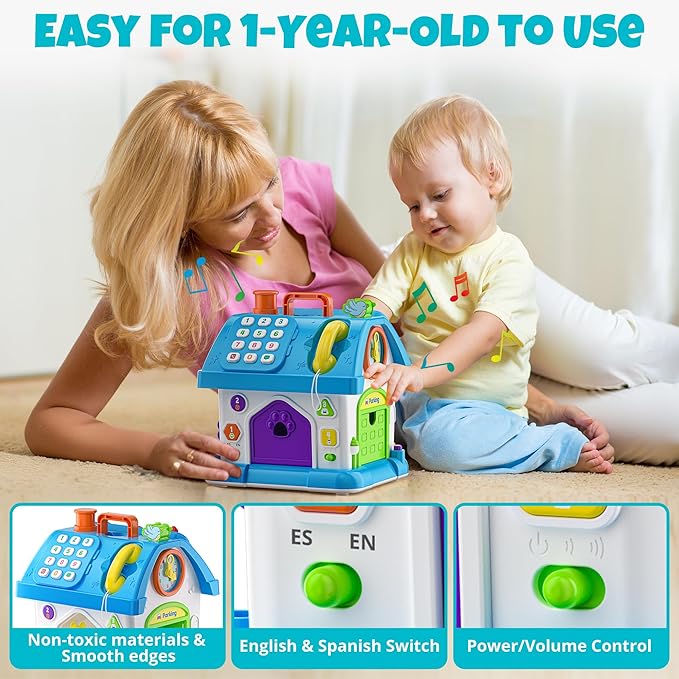 Montessori Toys for 1 Year Old Boy Girl Gifts, 1st Birthday for One Year Old Boys Girl First Gift Baby Toy 12-18 Months, Educational Learning Toddler Toys 1-2