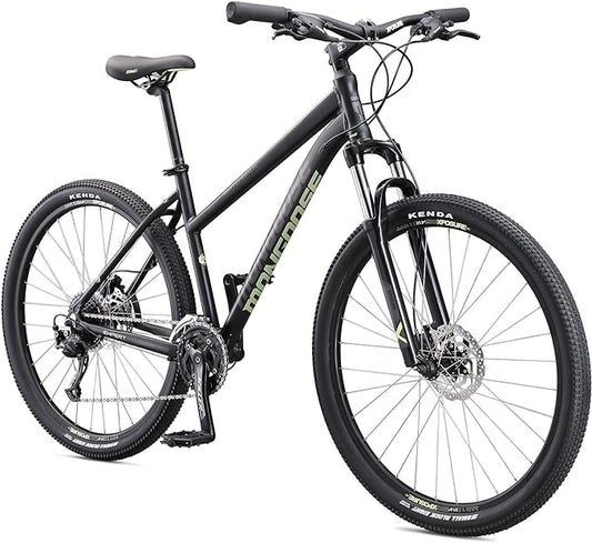 Mongoose Switchback Comp Expert Sport Trail Mountain Bike for Adult Men Women, 16/18/21-Speed Options, 27.5-Inch Wheels, Disc Brakes, Small Medium or Large Aluminum Frames, Hardtail Bicycles