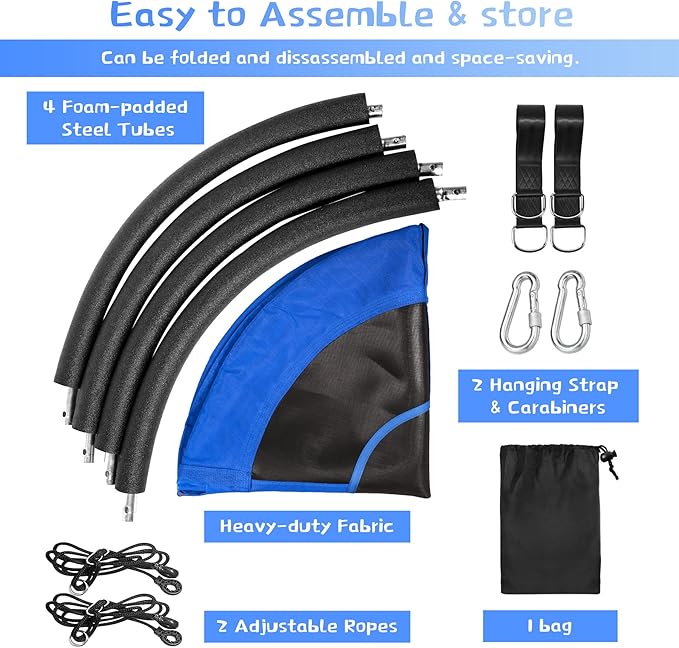 RedSwing 43" Saucer Tree Swing for Kids Indoor Outdoor, Large Round Swing, 500 Lbs Weight Capacity, Perfect for Tree, Swings Set, Backyard, Playground, Easy Install