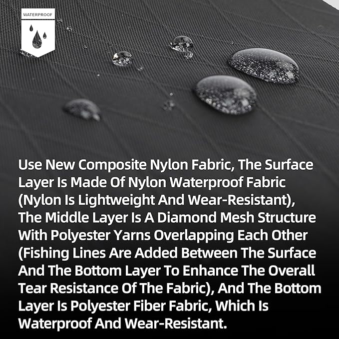 Rhinowalk Bike Frame Bag 2.1L, Waterproof Front Tube Bag with Dual Compartments, YKK Zipper, Phone Storage & Cable Port – Fits Most Bikes – White