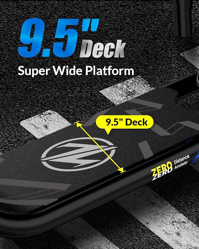 Electric Scooter with Seat ZD06, 800W Peak Motor, 20 Mile Range & 15.5 Mph, Key Start, Foldable E-Scooter with Carry Basket for Pets & Cargo, Electrically-Powered Motor Scooters