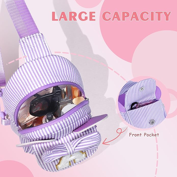 Christmas Gifts for Kids Girls - Sling Bags for Girls Kids | Initial Small Crossbody Bag Purses Girl Kid Gifts