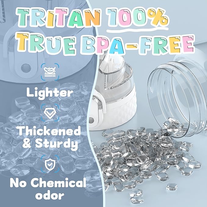 OLDLEY 12oz Kids Motivational Water Bottle, Silicone Straw, Leak-Proof Tritan BPA-Free, Reusable for School Girls & Boys, Clear