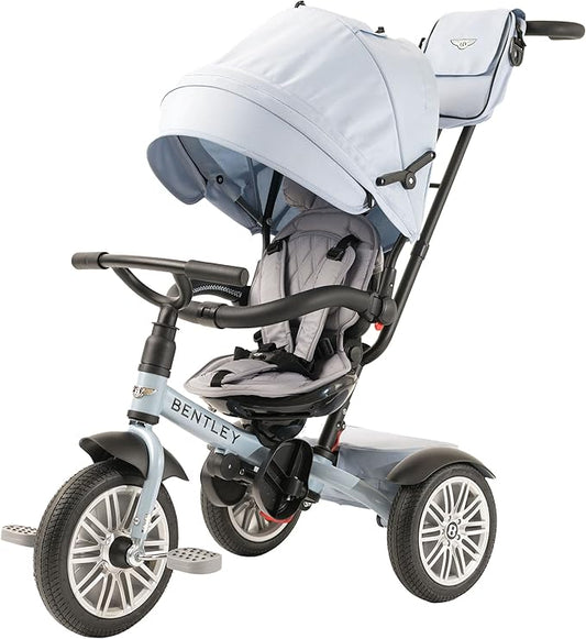 Bentley Kids Trike - All Terrain Toddler Bike 6-in-1, Officially Designed by Bentley Motors UK; Baby to Big Kid Tricycle is a Compelling Statement of Performance & Luxury, Jetstream Blue (6m-5y+)