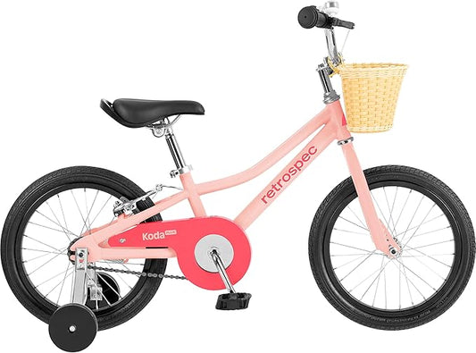 Retrospec Koda Plus Kids Bike for Boys & Girls Ages 4-6 Years - 16" Children's Bicycle, Adjustable Seat & Handlebars