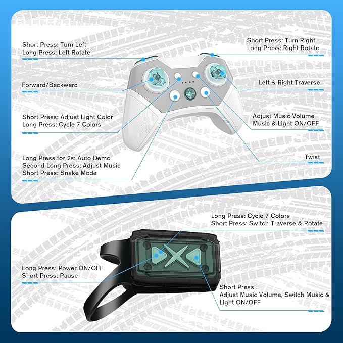 1:12 Gesture Sensing RC Stunt Car, 4WD Hand Controlled Remote Control Twist Cars with Light & Music, 360° Rotate Transform Drift, Gifts for 6-8-12 Kids Age 6 7 8 9 10 11 12 Yrs Old‌