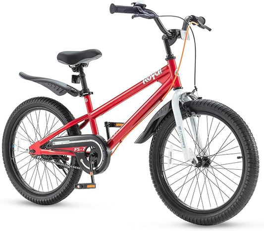 RoyalBaby Kids Bike EZ Balance to Pedal Dual Handbrake Toddlers Boys Girls Bicycle 12-20 Inch for Age 3-10 Years