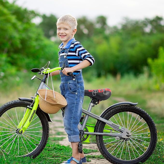 WEEROCK Kids Bike Seat, Child Bike Seats for 14" 16" 18" 20" 24" Kid Bicycle, Kids Bike Replacement Saddle for Boys Girls Bicycles