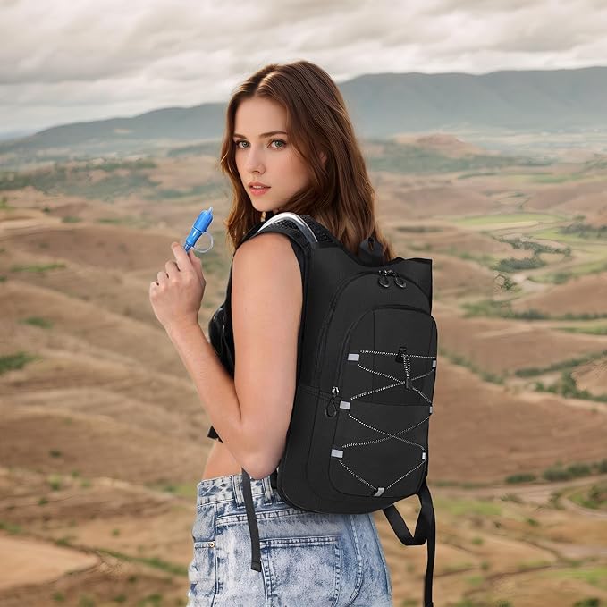 Hydration Backpack - Lightweight Water Backpack with 2L Water Bladder Bag, Running Hydration Vest Backpack for Men Women, Hydration Pack for Hiking, Cycling, Climbing MIYCOO